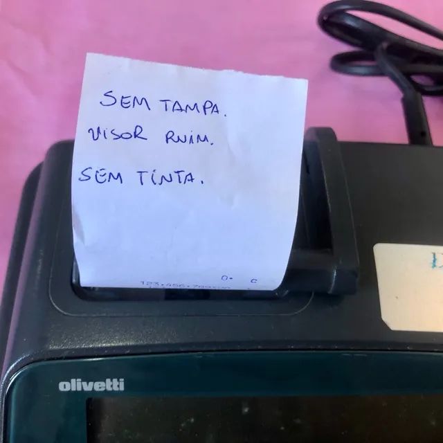 Calculadora Eletrônica Antiga Olivetti Summa13 - Foto 4