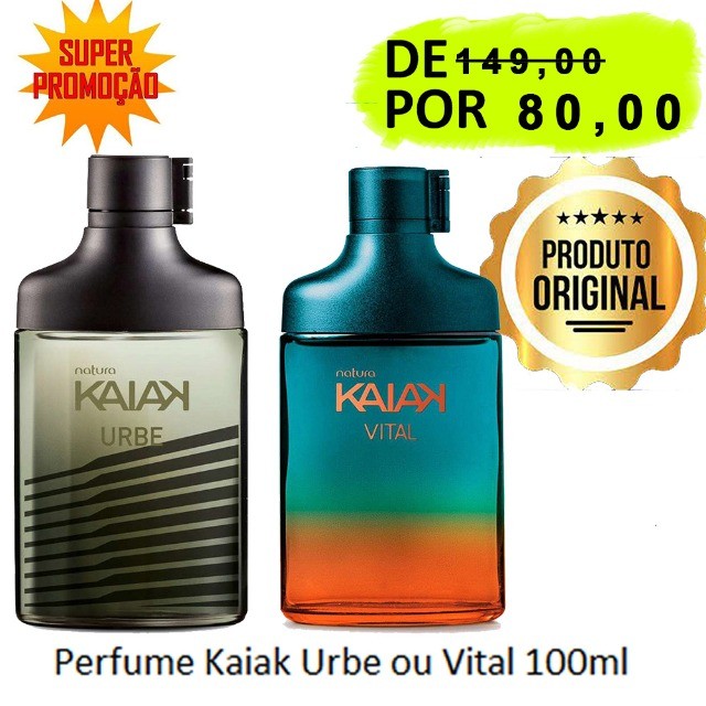 Perfume Masculino Natura Original Lacrado Kaiak Urbe Ou Kaiak Vital 100ml -  Beleza e saúde - Itaperi, Fortaleza 1138381050 | OLX