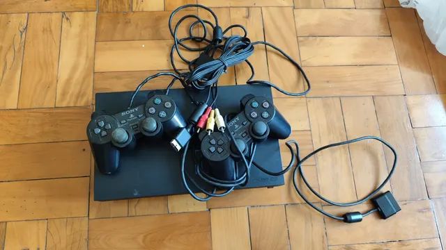 PS1 FAT DESBLOQUEADO 2 CONTROLES NOVOS TODOS OS CABOS MAIS JOGOS -  Videogames - Aparecida De Goiânia 1253053581