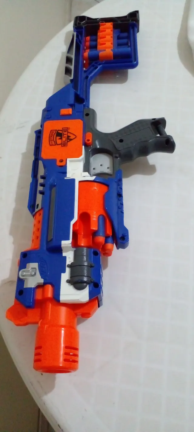 Nerf Automatica Com Pente