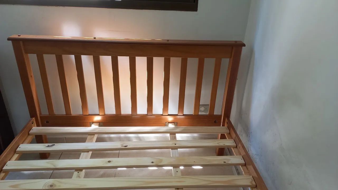 Cama 100% madeira - casal com auxiliar - Foto 4