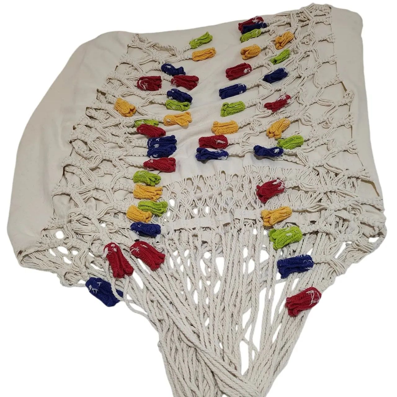 Rede em algodão com varanda  - Foto 5