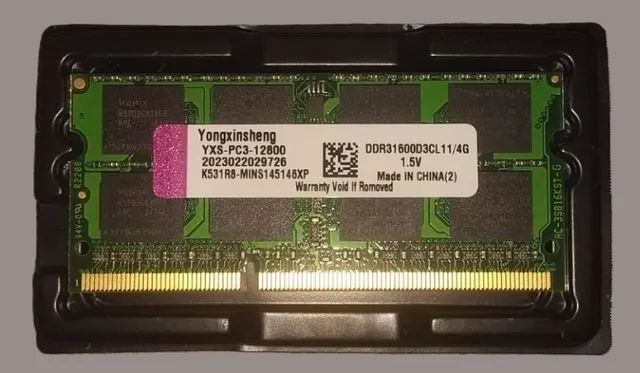 Memoria ram ddr3 4gb para notebook