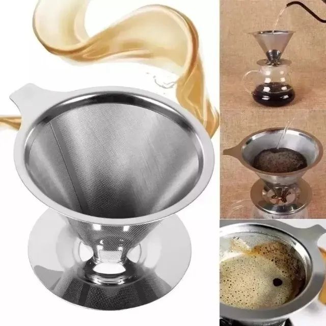 coador filtro de café inox 10x11x12cm 5646 wellmix