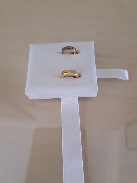Par de brincos Folheado a Ouro 18k - Foto 2
