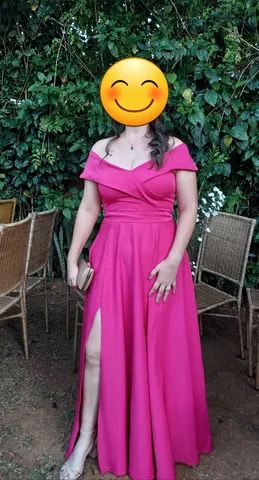 Vendo Vestido Longo Rosa Pink  - Foto 2