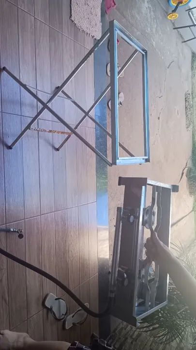 Fogão inox 2 boca com mesa para suporte e chapa de ferro - Foto 6