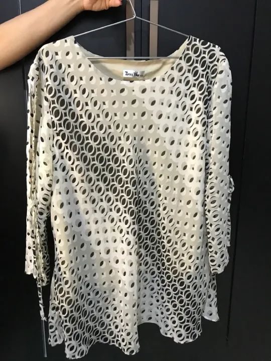 Blusa/casaquinho estampado 