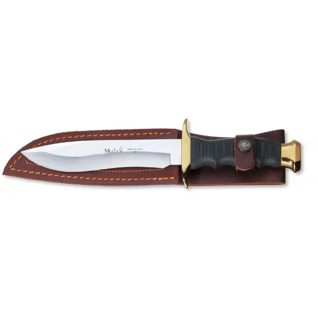 Faca Caça Muela c/ Bainha De Couro Marrom 4.2244 Victorinox