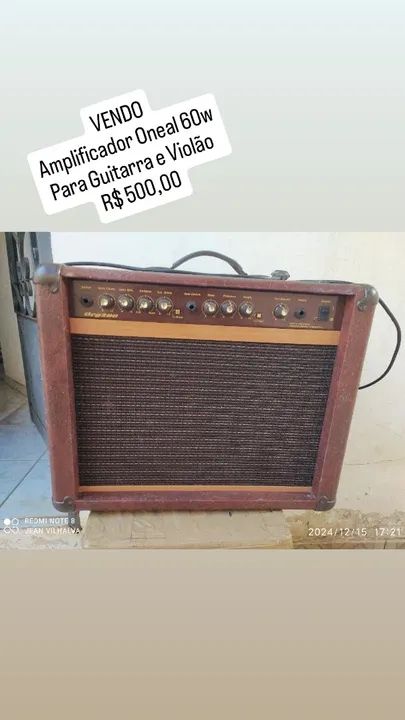 Amplificador Oneal 60w para Guitarra em Violão