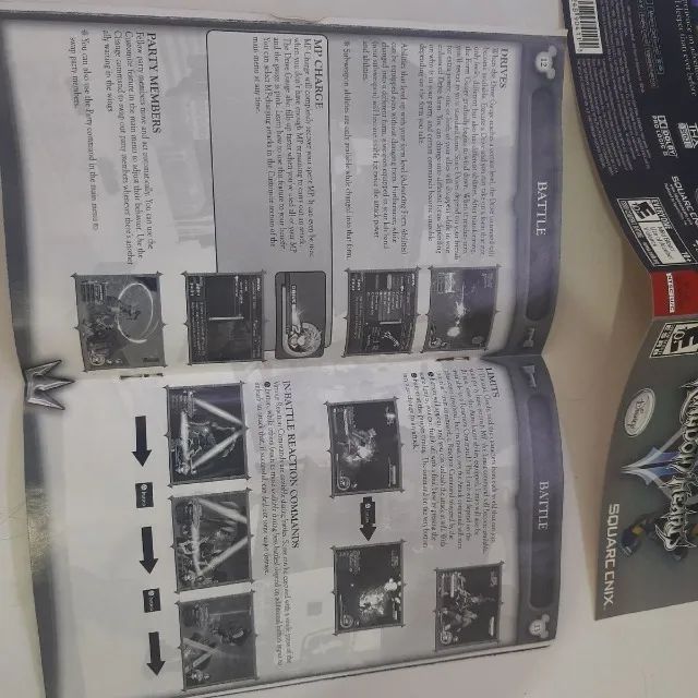 Encarte e manual Kingdom Hearts 2 playstation 2 ps2 - Foto 4