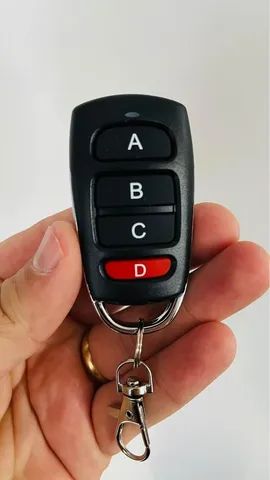 Controle para motor de portão de garagem chaveiro entregamos ja codificado