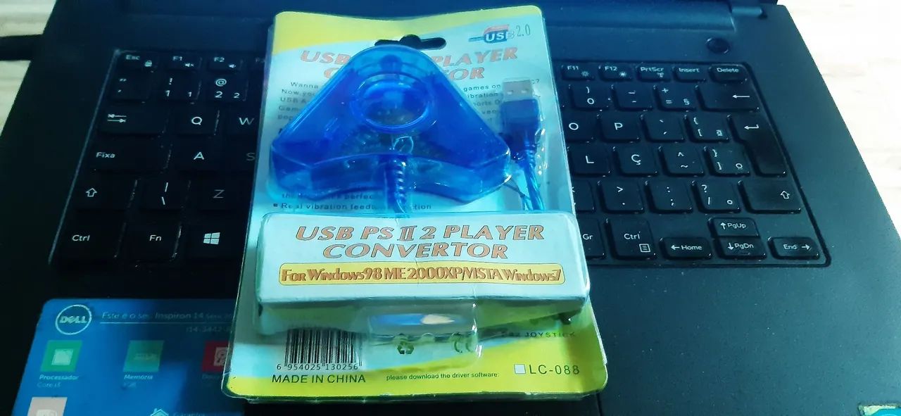adaptador para controle ps2 para pc - já é o menor preço