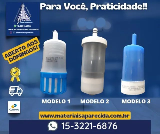 Refil Vela Filtro Torneira Carvao Ativado - novo 