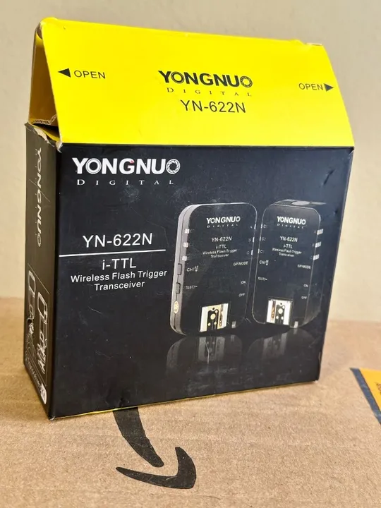 Radio Flash Yongnuo Y622N para Nikon (+ outros acessórios no anuncio)