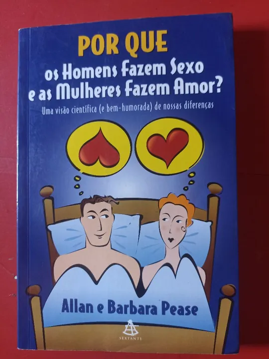 Livro Por que os Homens Fazem Sexo e as Mulheres Fazem Amor