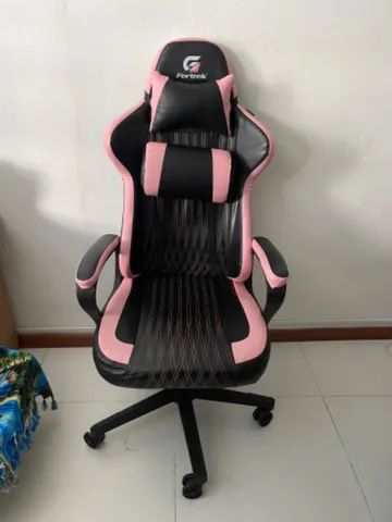 Cadeira gamer rosa Fortrek