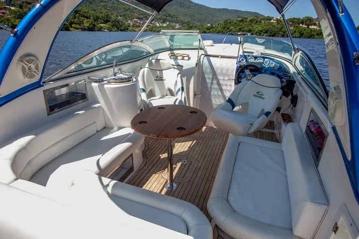 Evolve 265 CAB, Lancha LINDA, Bem Cuidada, Nova Pintura, Um Dono Só - Foto 8