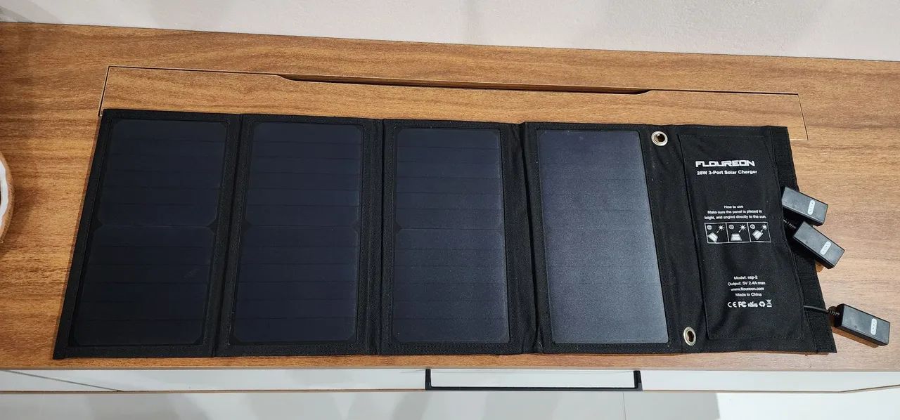 Carregador Solar 28W Floureon - Foto 3