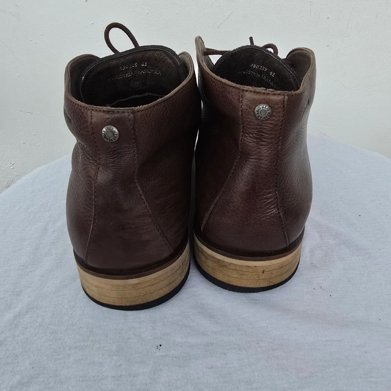 Bota Masculina Aramis Couro e Suede - Foto 3