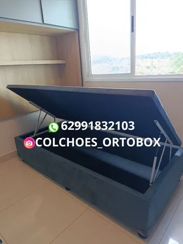 Box baú solteirão tamanho 108 de largua e 198 de cumprimento