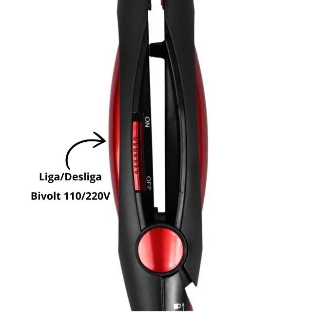 Prancha Alisadora Util Eletro Bivolt 110 / 220 liso intenso - Foto 2