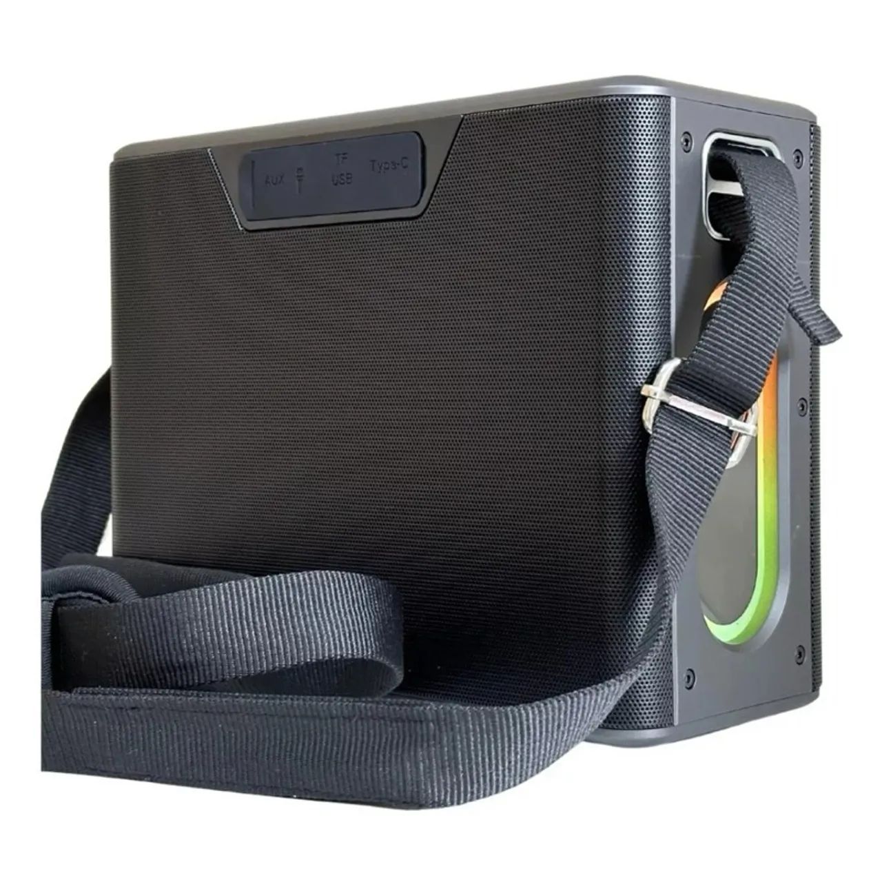 Caixa de som potente bateria recarregável com 2 microfones sem fio  - Foto 2