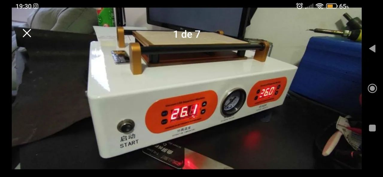 Tira bolhas e separadora 2 em 1