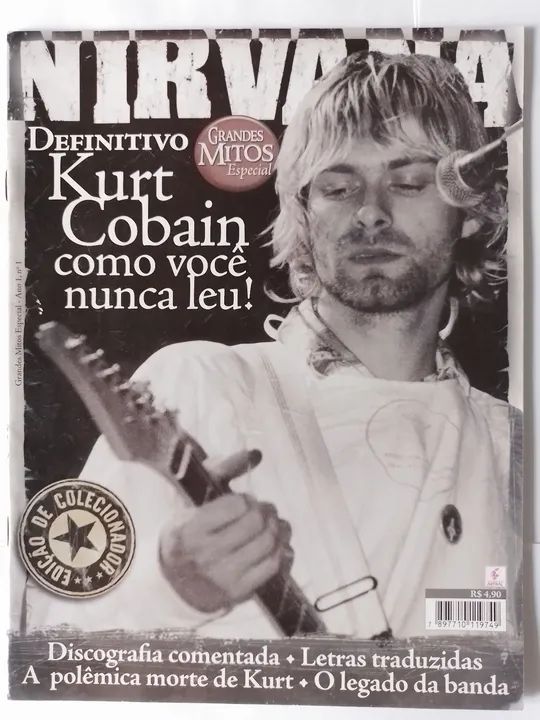 Nirvana Kit Com 4 Revistas + Dvd  - Foto 2