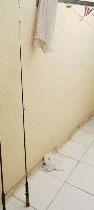 Vara carretilha, fibra de carbono - Foto 3