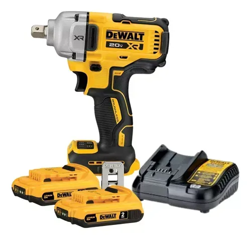 Chave De Impacto Dewalt 2 Bateria 20v 2ah 1/2 Dcf892b Bivolt