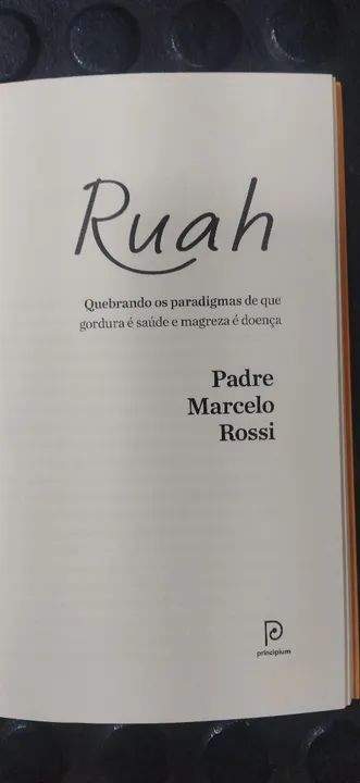 Livro Ruah - Padre Marcelo Rossi - Quebrando paradigmas sobre saúde e magreza - Foto 5