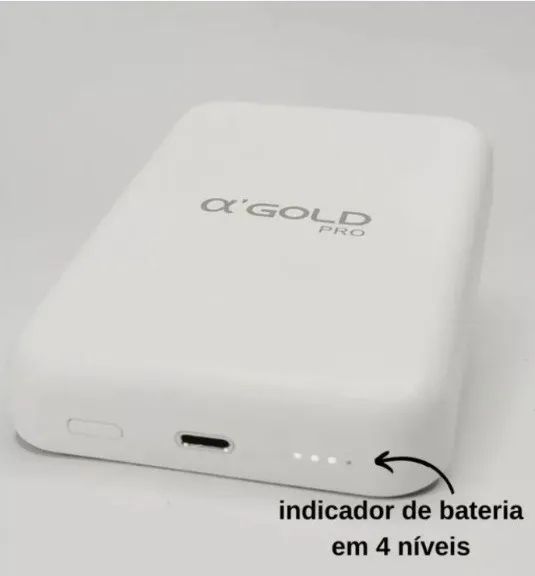 Power bank bateria por indução 10000 mah BTE-07 - Foto 3