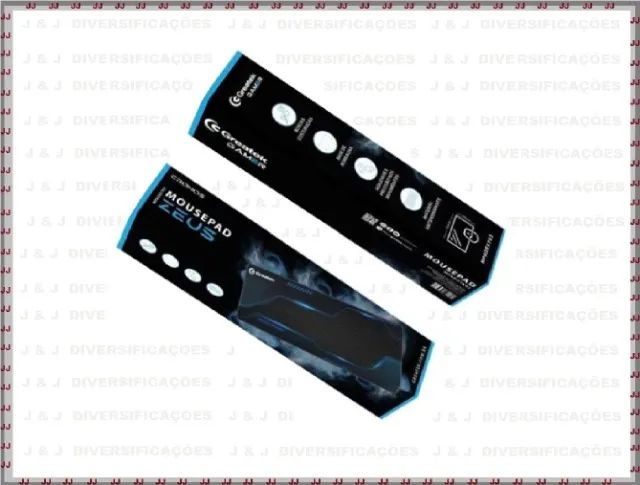 Mousepad Zeus Techno emborrachado e macio grande Greatek 30 x 70 cm - Foto 2