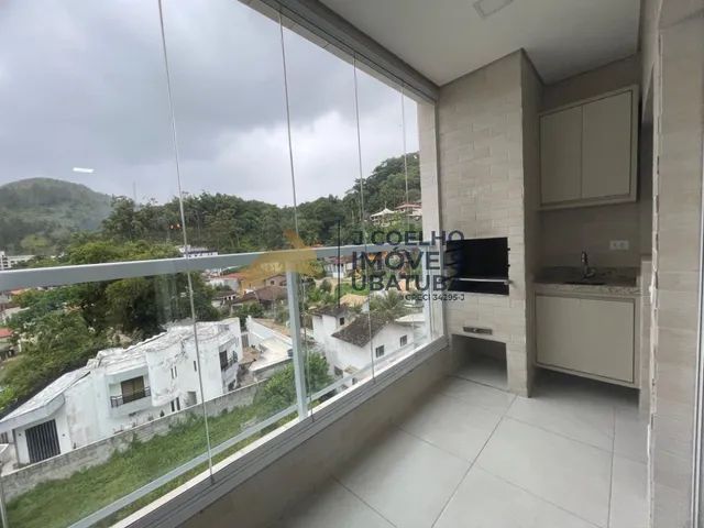 Apartamento à venda com 2 dormitórios e varanda gourmet, Toninhas - Ubatuba