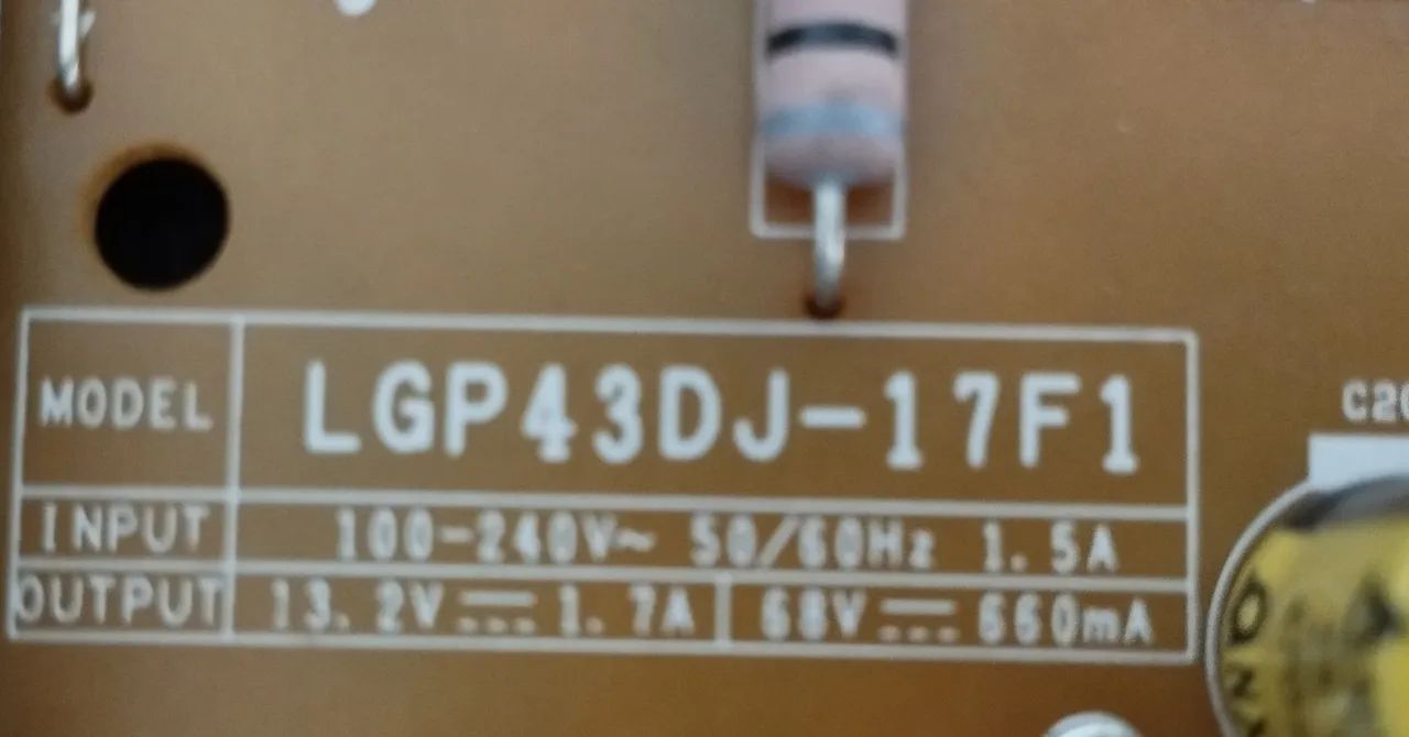Placa fonte TV LG  43LK5750PSA cod.:LGP43DJ-17F1 - Foto 5