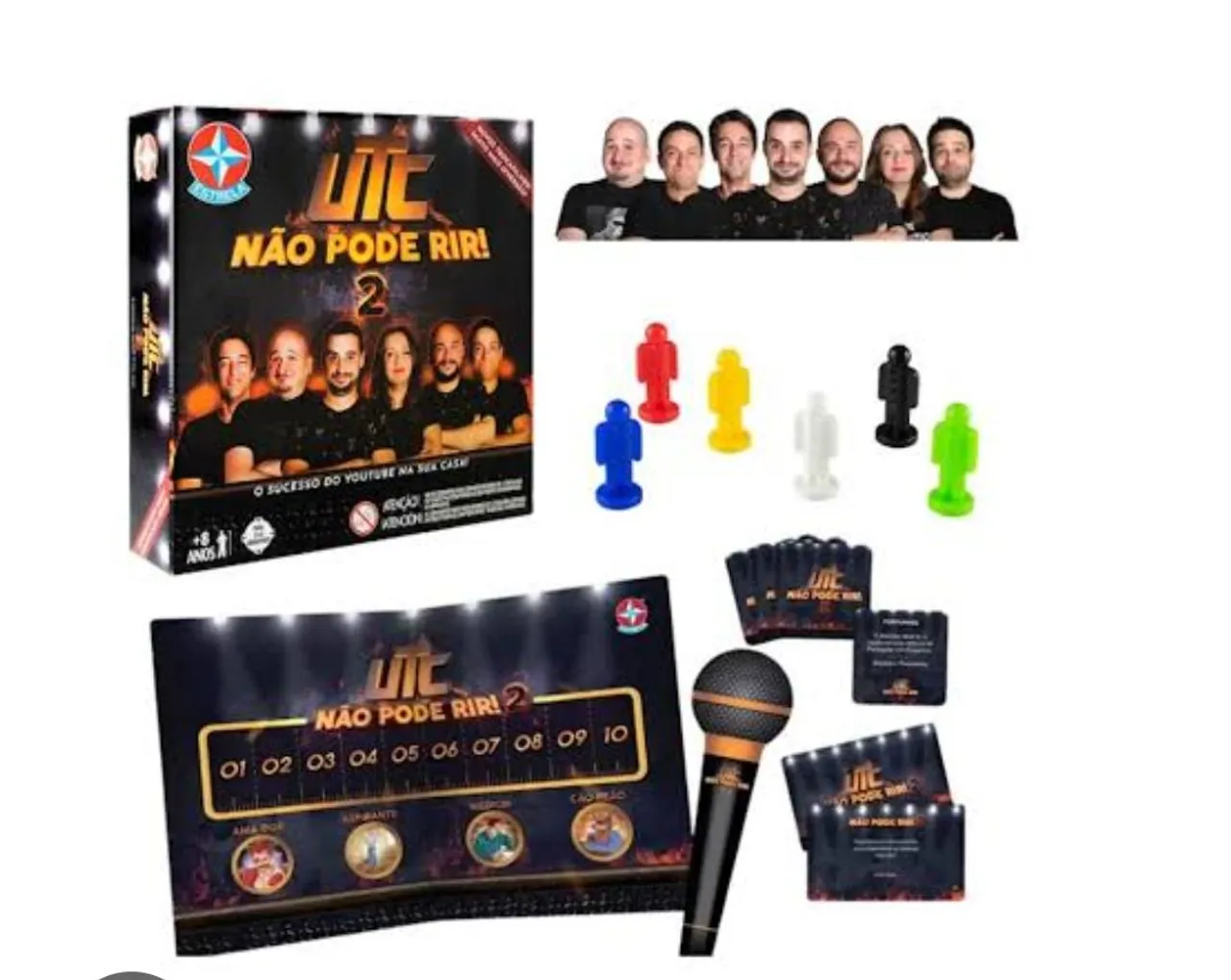 Jogo de Tabuleiro Não Pode Rir 2