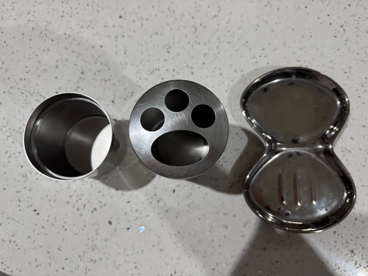 Kit de banheiro Aço Inox duas peças !!