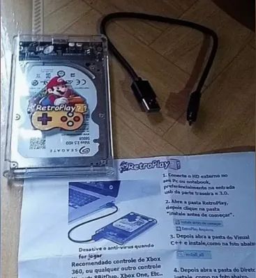Retro games HD externo e interno retrobat emulec etc - Foto 3