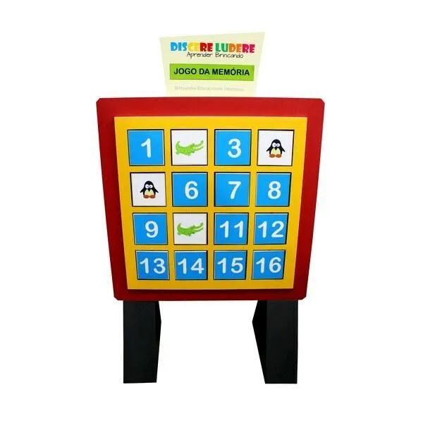 Jogo da Memória Didático Infantil