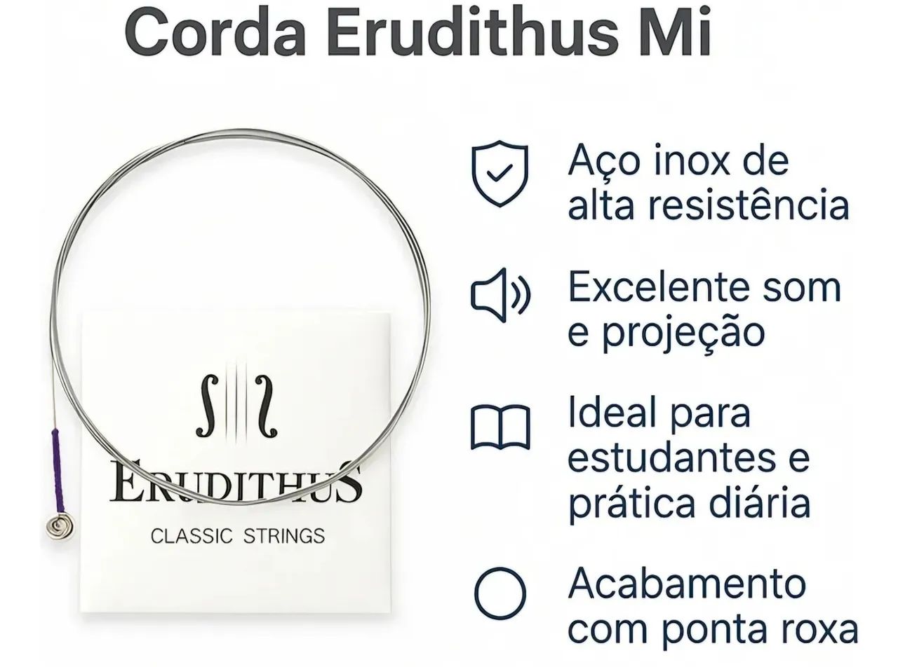 Cordas para violino- Erudithus  - Foto 2