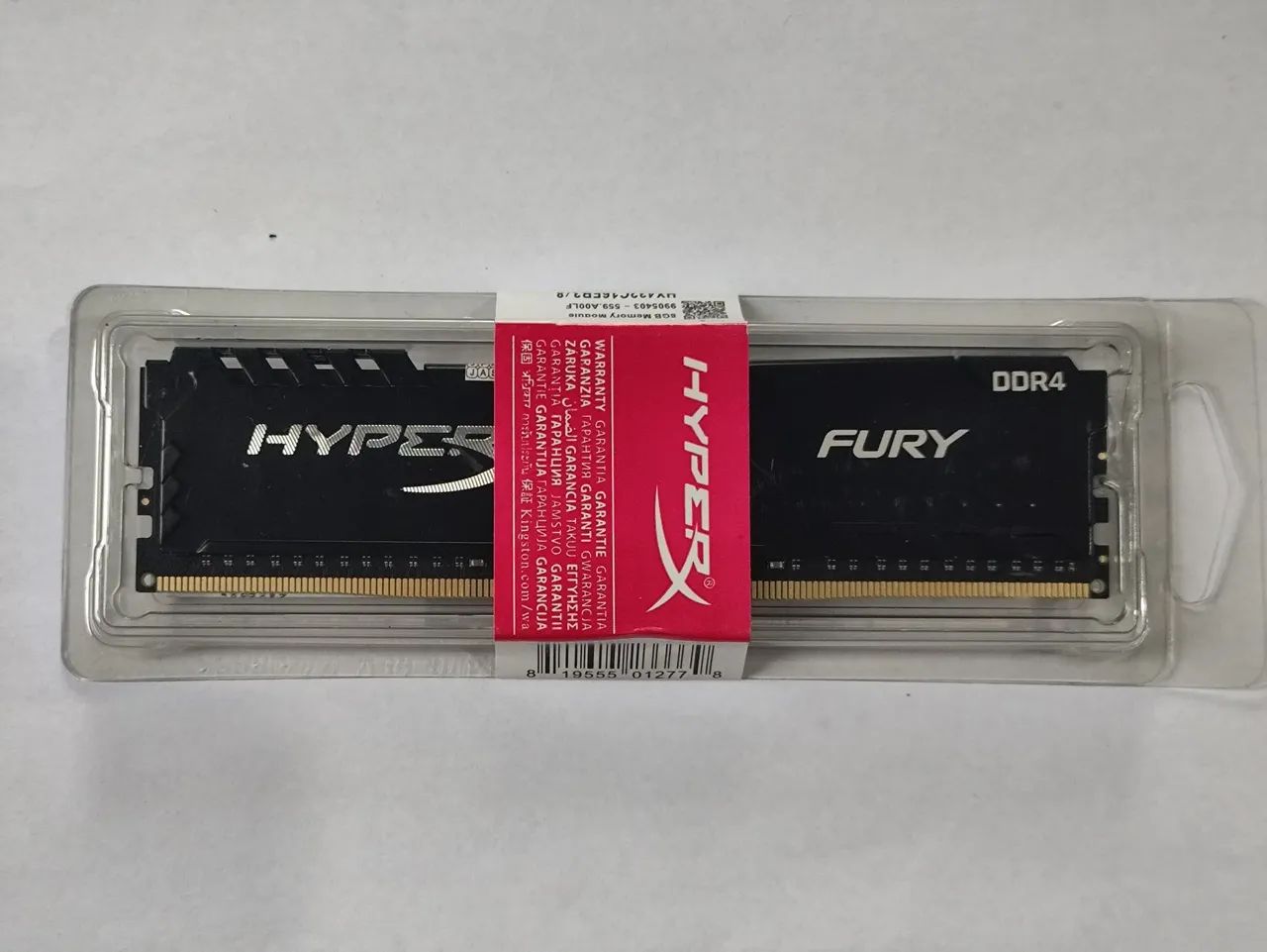 Memória RAM HyperX Fury DDR4 8GB