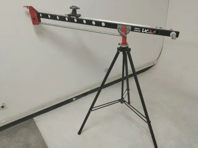 Mini Grua LX 1.5 - MaxiGrua - 1,5m com slider (trilho para câmera) - Em ótimo estado!