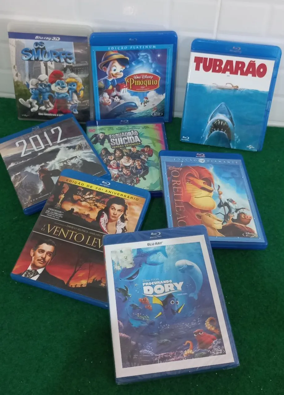 Lote Blu-ray 3D e Blu-ray - Diversos filmes em ótimo estado!