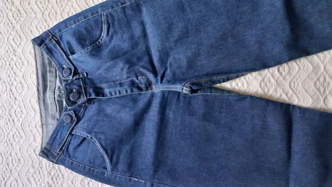 2 calças jeans tam 40 feminina  - Foto 5