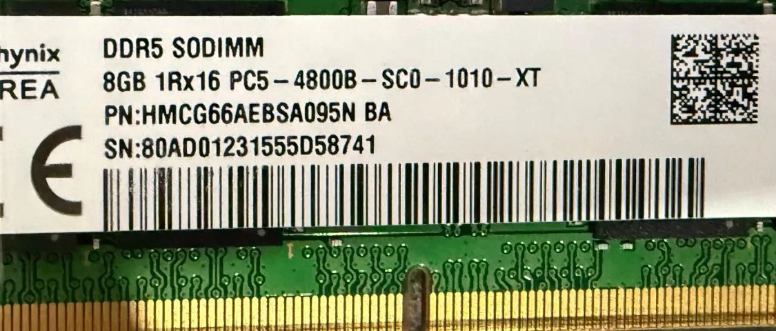 Memória RAM para Notebook SK HYNIX DDR5 8GB - Foto 2