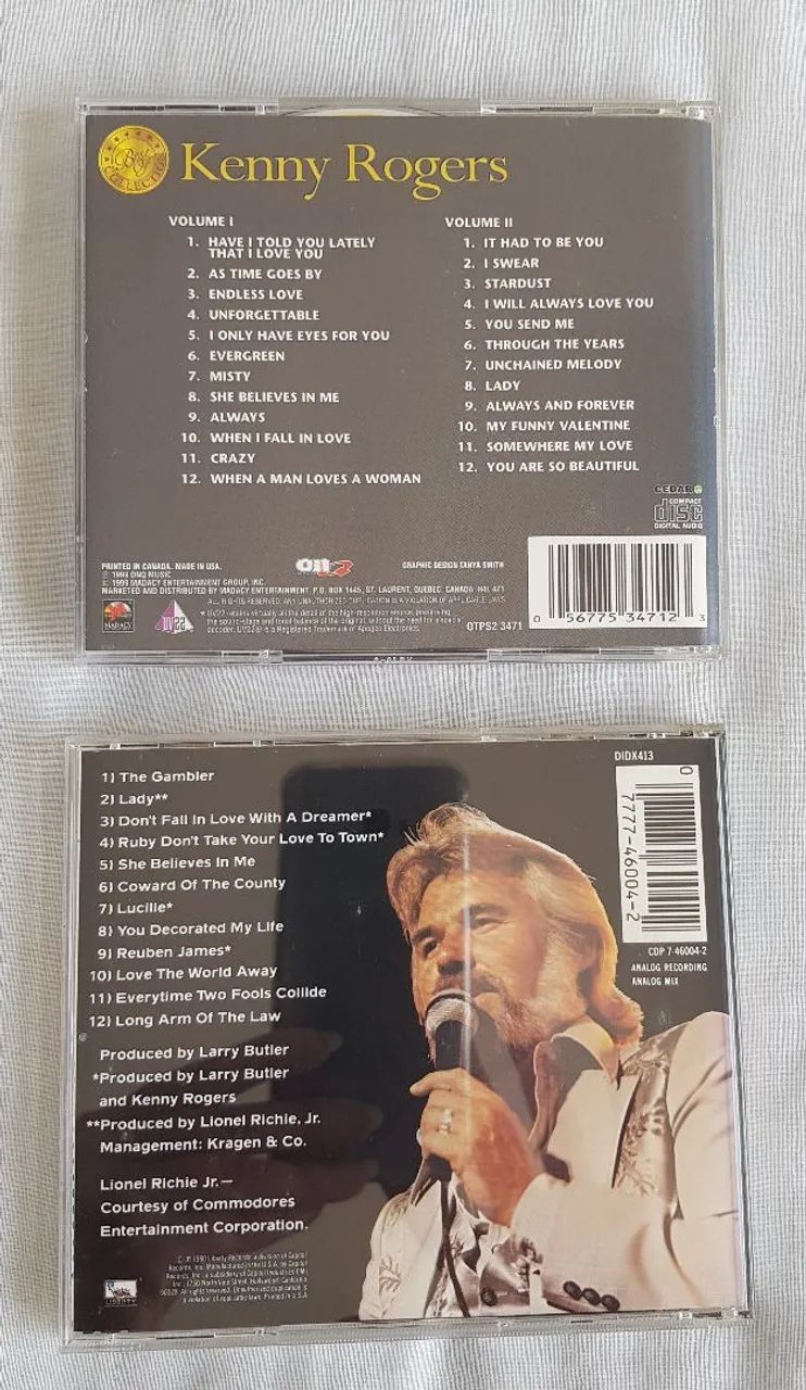 Cds Kenny Rogers - Collector's Editions(duplo) e Greatest hits  - Foto 5