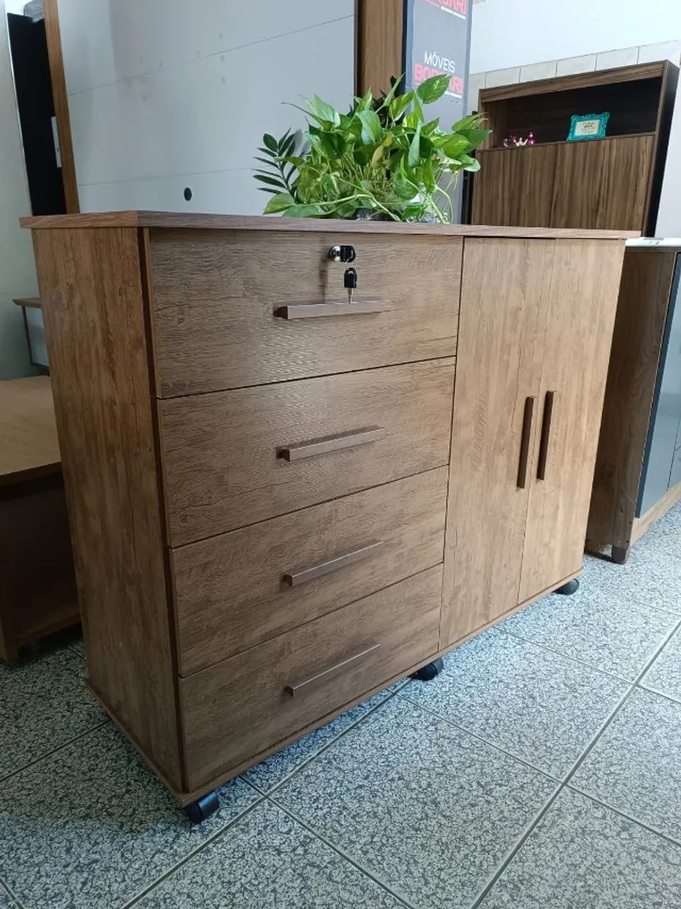 Cômoda Grande com Sapateira Dupla Nova na Promoção  - Foto 4
