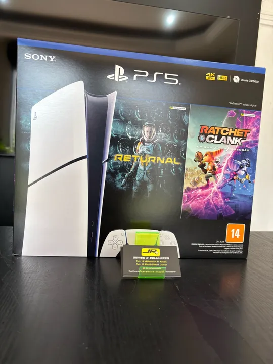 Ps5 slim 1TB digital novo lacrado