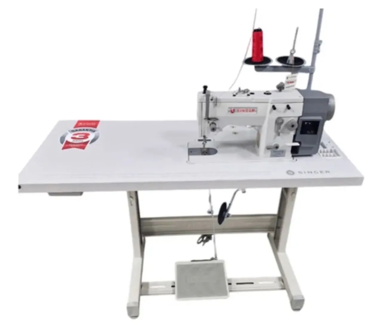 Máquina de costura Singer Zig-Zag 20G direct drive lubr. automática nova na caixa - Foto 3